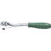 Трещотка HANS 4162GQ 1/2" с быстрым сбросом и изогнутой рукояткой, 72 зуба