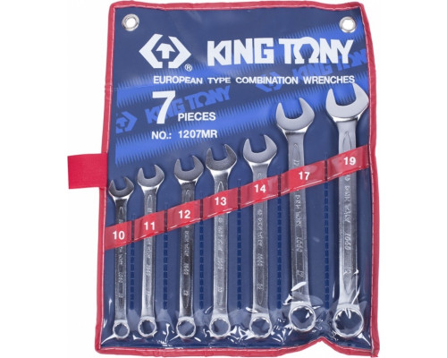 Набор ключей комбинированных KING TONY 1207MR, 7 предметов