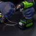 Строительный фен аккумуляторный GREENWORKS G24HG 24V, АКБ 4Ач и ЗУ 3400207CUB