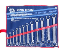 Набор ключей накидных прямых KING TONY 12 предметов 1C12MR 1C12MR