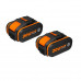 Набор АКБ и ЗУ Worx WA3611 (ЗУ WA3883 + 2 АКБ 4 Ач)