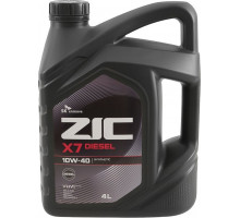 Масло моторное ZIC X7 DIESEL 10W40 4 л 162607