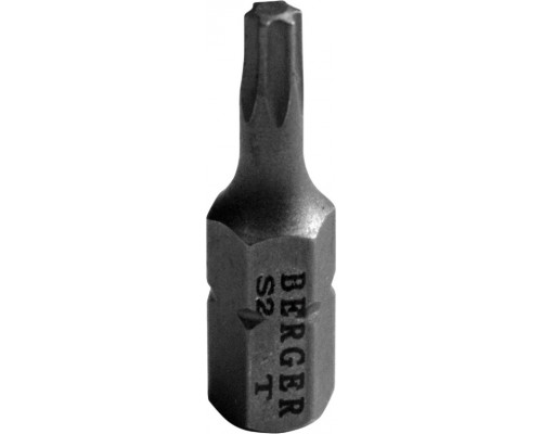 Бита для заворачивания BERGER BG2385 TORX 6x25мм, 2 шт., S2
