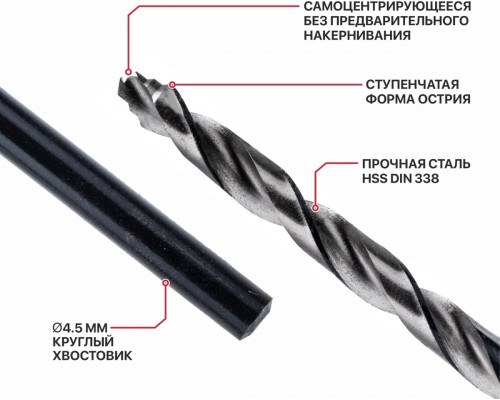 Сверло по металлу P.I.T. AMED16-0004A