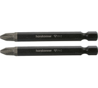 Бита для заворачивания HANSKONNER HKPH2-75-2 ph2x75мм, сталь s2, diamond powder