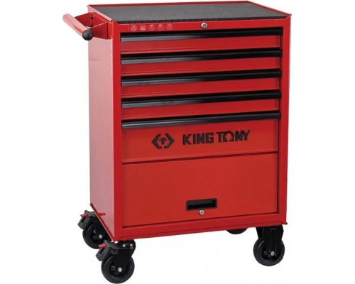 Тележка инструментальная KING TONY CLASSIC 5 выдвижных ящиков и отсек 87432-5U