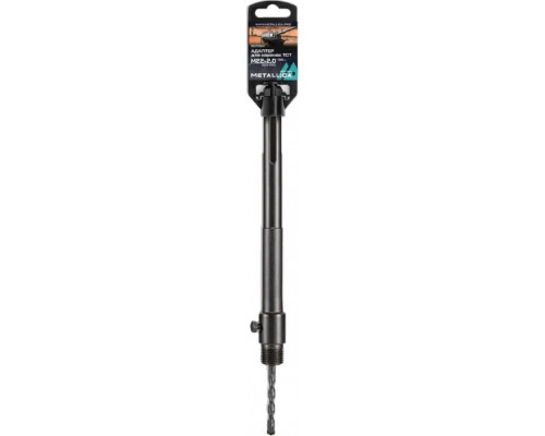 Адаптер SDS-max METALLICA Optima 320/160 мм твердосплавный для коронок М22х2,0 мм, с сверлом 907054