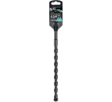 Бур SDS-plus METALLICA Optima 14х260/200 мм по бетону напайка с центром, 2 спирали 904503