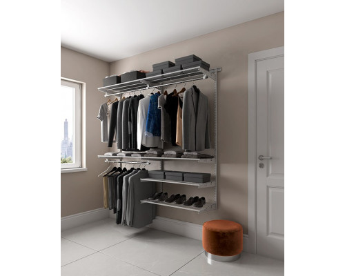 Гардеробная система ПРАКТИК HOME Optima G180 графит