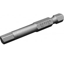 Бита для заворачивания BERGER BG2405 HEX4x50мм, 2 шт., S2