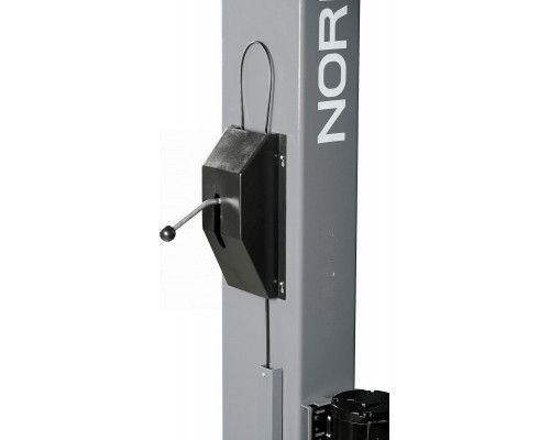 Подъемник автомобильный двухстоечный NORDBERG N4124AM-4,5G 4,5 т, 380 В, серый