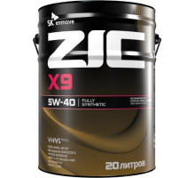 Масло моторное ZIC X9 5W40 20 л 192613
