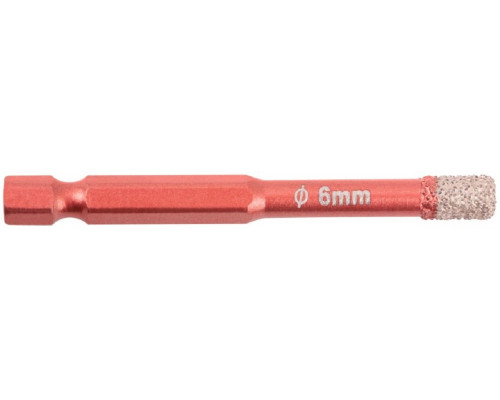 Сверло алмазное Cutop Special 6x10х67 мм, шестигранный хвостовик 1/4