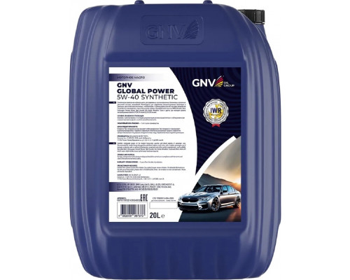 Масло моторное GNV Global Power 5W40 Synthetic 20 л GGP1011072014510540020