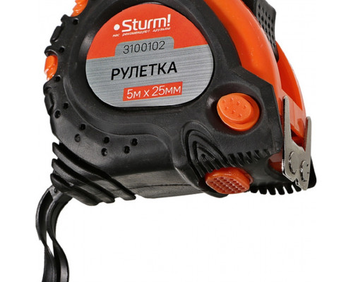 Рулетка Sturm 3 100 102 5 м х 25 мм 3100102