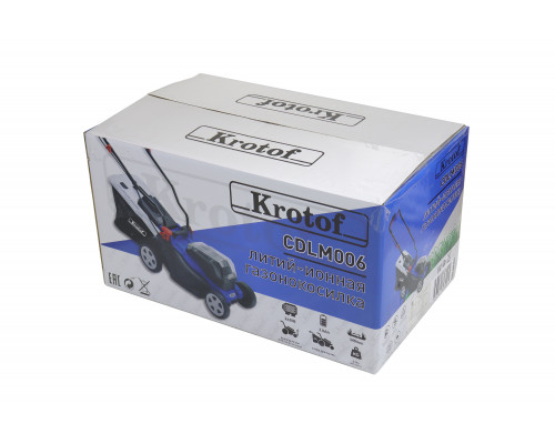 Газонокосилка аккумуляторная KROTOF CDLM006