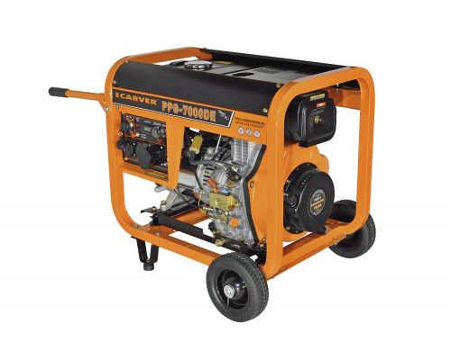 Генератор CARVER PPG - 7000DE дизель