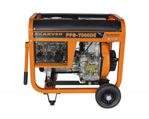 Генератор CARVER PPG - 7000DE дизель