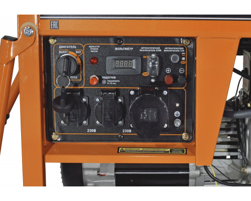 Генератор CARVER PPG - 9000DE дизель