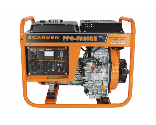 Генератор CARVER PPG - 5000DE дизель