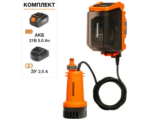 Насос дренажный аккумуляторный DAEWOO DHP 2021Li SET