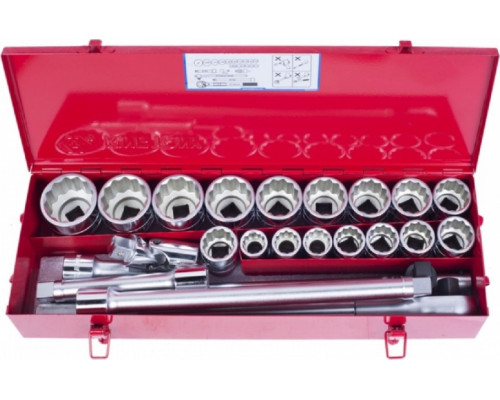 Набор головок 3/4" KING TONY 6023SR, 23 предмета