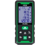 Лазерный дальномер RGK DL50G С ПОВЕРКОЙ зеленый луч с угломером  755726