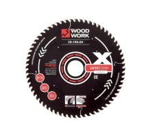 Пильный диск по дереву WOODWORK 190x2,4/1,6x30 Z=64 A=15 29.190.64