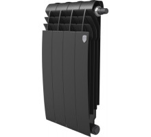 Радиатор отопления ROYAL THERMO Biliner B 500 Черный - 4 секц. биметаллический НС-1682287