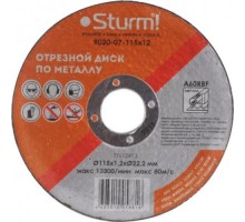 Отрезной круг по металлу Sturm 9020-07-115x12