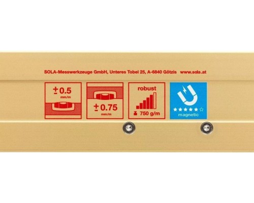 Уровень строительный SOLA AZM 100 магнитный [01821301]