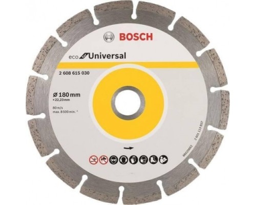 Алмазный диск универсальный BOSCH 180х22.2 мм ECO for Universal (уп.10шт) [2608615043]