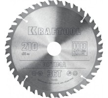 Пильный диск по дереву KRAFTOOL 36951-210-30 Optima 210х30мм 36T