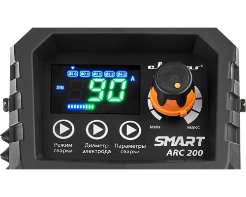 Сварочный инвертор СВАРОГ REAL SMART ARC 200 BLACK (Z28303) [00000097886]