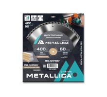 Пильный диск по дереву METALLICA Optima 400x50 мм 60 зубов, Т=3,5 мм прод/поперечн [903063]