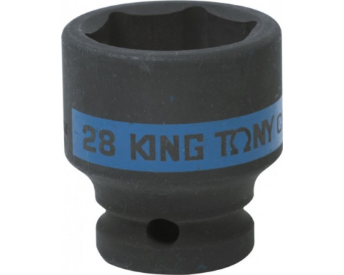Ударная головка шестигранная 1/2" KING TONY 453528M 28 мм