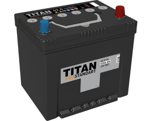 Аккумулятор Titan ASIA STANDART 62.0 VL B01 520А 4607008886962