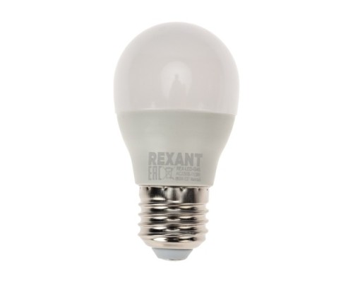 Лампа светодиодная REXANT 604-210 Шарик (GL) 11,5Bт E27 1093Лм 6500К Лампа светодиодная REXANT 604-210 Шарик (GL) 11,5Bт E27 1093Лм 6500К