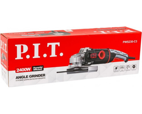 Угловая шлифмашина сетевая P.I.T. PWS230-C3 купить с доставкой и официальной гарантией