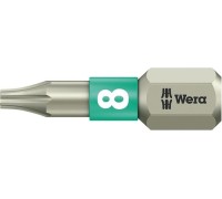Бита для заворачивания, нержавеющая сталь WERA 3867/1 TS TX8, 25 мм WE-071030 WE-071030