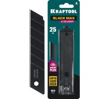 Лезвие для ножа KRAFTOOL BLACK MAX 25 мм, 5 шт. [09602-25-S5]