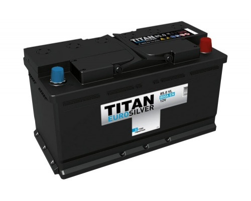 Аккумулятор Titan EUROSILVER 85.0 VL низкий 800 А