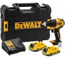 Дрель-шуруповерт аккумуляторная DeWALT DCD 708 D2T бесщеточная [DCD708D2T-QW]