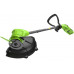 Триммер аккумуляторный GREENWORKS 2113307SA 24V, 25 см, с 1хАКБ 2 Ач и ЗУ купить с доставкой и официальной гарантией