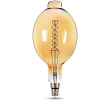 Лампа светодиодная GAUSS BT180 filament 8w 620lm 2400к е27 golden flexible led [152802008]