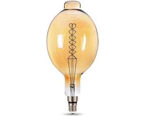 Лампа светодиодная GAUSS BT180 filament 8w 620lm 2400к е27 golden flexible led [152802008]