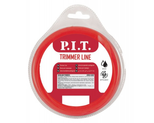 Леска триммерная P.I.T. ATML01-S30D квадрат 15 м, 3,0 мм