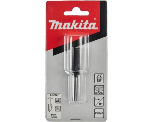 Фреза по дереву MAKITA D-67767 пазовая с 2 режущ. кромками 12x32x6x64x2t