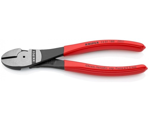 Бокорезы KNIPEX KN-7401180SB особо мощные, 180 мм, обливные ручки