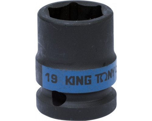 Ударная головка шестигранная 1/2" KING TONY 453519M, 19 мм
